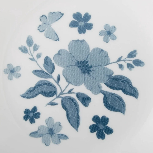 The Pioneer Woman by Corelle 4-Piece Appetizer Plate Set Evie Blue NWT - Picture 4 of 11